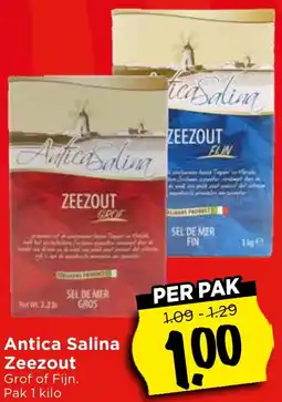 Vomar Voordeelmarkt Antica Salina Zeezout aanbieding