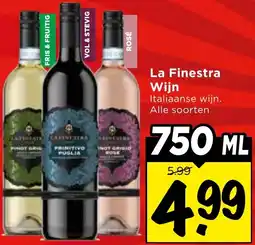 Vomar Voordeelmarkt La Finestra Wijn aanbieding