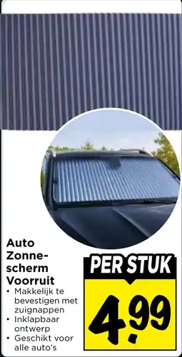 Vomar Voordeelmarkt Auto Zonnescherm Voorruit aanbieding