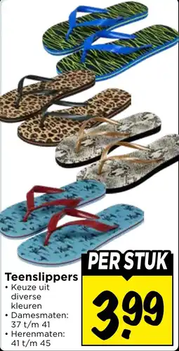 Vomar Voordeelmarkt Teenslippers aanbieding
