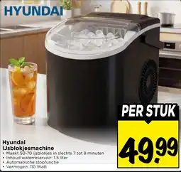 Vomar Voordeelmarkt Hyundai IJsblokjesmachine aanbieding