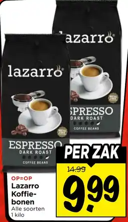 Vomar Voordeelmarkt Lazarro Koffiebonen aanbieding