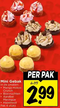 Vomar Voordeelmarkt Mini Gebak aanbieding