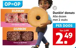 Hoogvliet Dunkin' donuts aanbieding