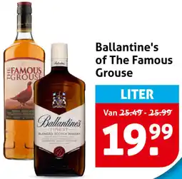 Hoogvliet Ballantine's of The Famous Grouse aanbieding