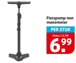 Hoogvliet Fietspomp met manometer aanbieding