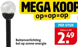Hoogvliet Buitenverlichting bol op zonne-energie aanbieding