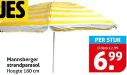 Hoogvliet Mannsberger strandparasol aanbieding