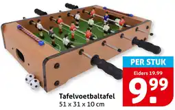 Hoogvliet Tafelvoetbaltafel aanbieding