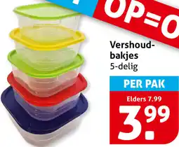 Hoogvliet Vershoudbakjes aanbieding