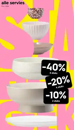 HEMA Alle servies aanbieding