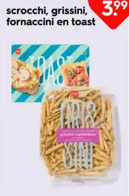 HEMA Scrocchi, grissini, fornaccini en toast aanbieding
