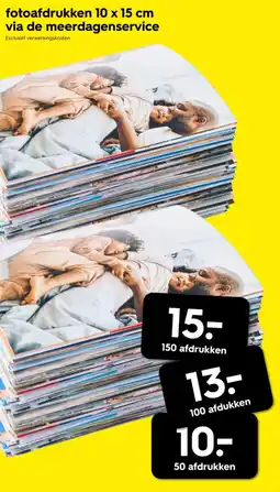 HEMA Fotoafdrukken via de meerdagenservice aanbieding