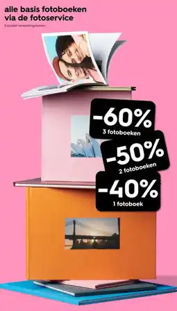 HEMA Alle basis fotoboeken via de fotoservice aanbieding