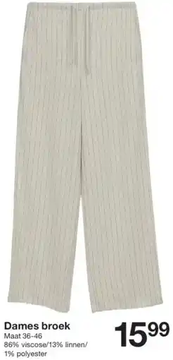 Zeeman Dames broek aanbieding