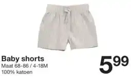 Zeeman Baby shorts aanbieding