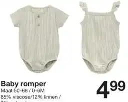 Zeeman Baby romper aanbieding