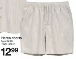 Zeeman Heren shorts aanbieding