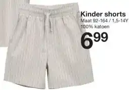 Zeeman Kinder shorts aanbieding