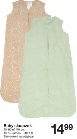 Zeeman Baby slaapzak aanbieding