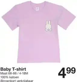 Zeeman Baby T-shirt aanbieding