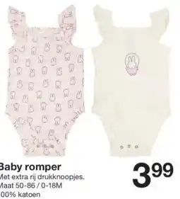 Zeeman Baby romper aanbieding