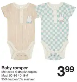 Zeeman Baby romper aanbieding