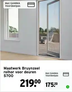 GAMMA Maatwerk Bruynzeel rolhor voor deuren aanbieding