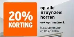 GAMMA op alle Bruynzeel horren aanbieding