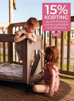 Prenatal op alle Prénatal campingbedden & accessoires aanbieding