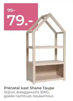 Prenatal Prénatal kast Shane Taupe aanbieding