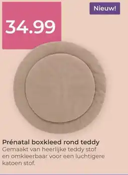 Prenatal Prénatal boxkleed rond teddy aanbieding