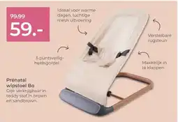 Prenatal Prénatal wipstoel Bo aanbieding