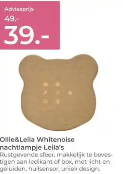 Prenatal Ollie&Leila Whitenoise nachtlampje Leila's aanbieding