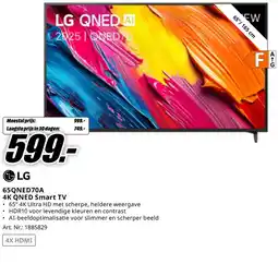 MediaMarkt Bekijk LG 4K QNED Smart TV aanbieding