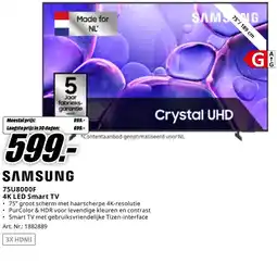 MediaMarkt Bekijk Samsung 4K LED Smart TV aanbieding