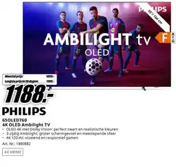 MediaMarkt Bekijk Philips 4K OLED Ambilight TV aanbieding