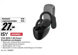 MediaMarkt Bekijk ISY Draadloze oordopjes aanbieding