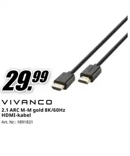 MediaMarkt Bekijk Vivanco HDMI-kabel aanbieding