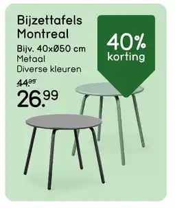 Leen Bakker Bekijk Bijzettaels Montreal aanbieding