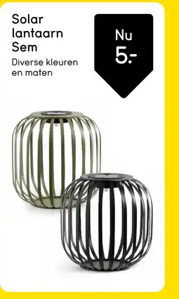 Leen Bakker Bekijk solar lantaarn Sem aanbieding