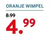 Kluswijs ORANJE WIMPEL aanbieding