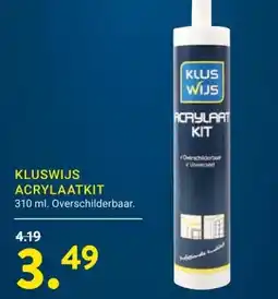 Kluswijs KLUSWIJS ACRYLAATKIT aanbieding
