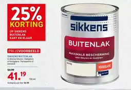 Kluswijs SIKKENS BUITENLAK aanbieding
