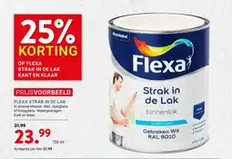 Kluswijs FLEXA STRAK IN DE LAK aanbieding