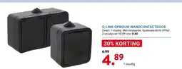 Kluswijs Q-LINK OPBOUW WANDCONTACTDOOS aanbieding