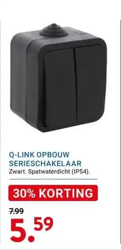 Kluswijs Q-LINK OPBOUW SERIESCHAKELAAR aanbieding