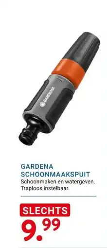 Kluswijs GARDENA SCHOONMAAKSPUIT aanbieding