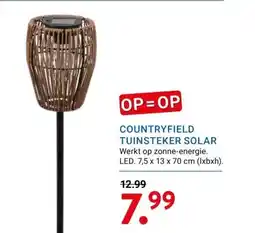 Kluswijs COUNTRYFIELD TUINSTEKER SOLAR aanbieding