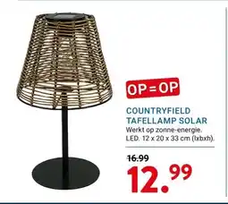 Kluswijs COUNTRYFIELD TAFELLAMP SOLAR aanbieding